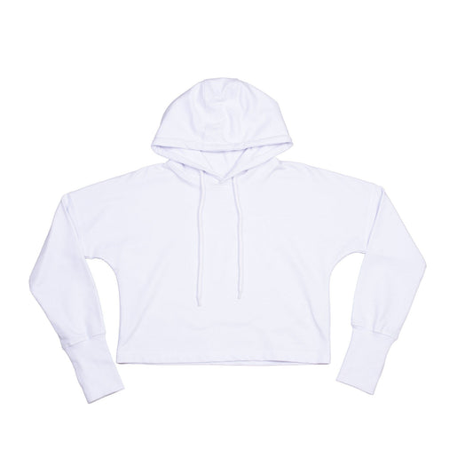 Cropped Hoodie - White