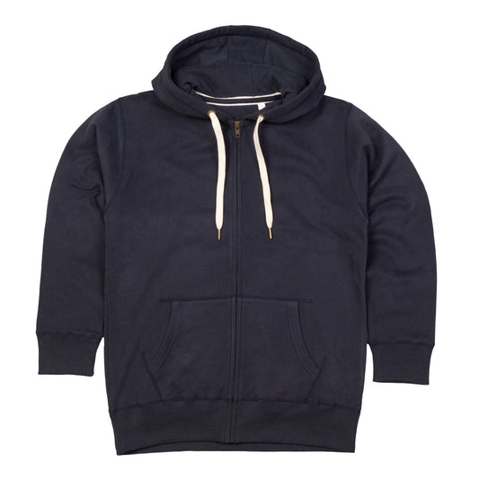Men's Superstar Zip-Through Hoodie - Dark Navy
