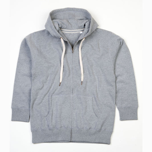 Men's Superstar Zip-Through Hoodie - Heather Grey Melange