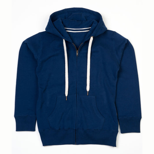 Men's Superstar Zip-Through Hoodie - Swiss Navy