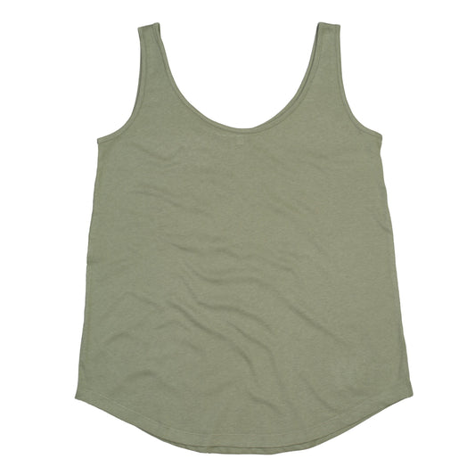 Women's Loose Fit Vest - Soft Olive