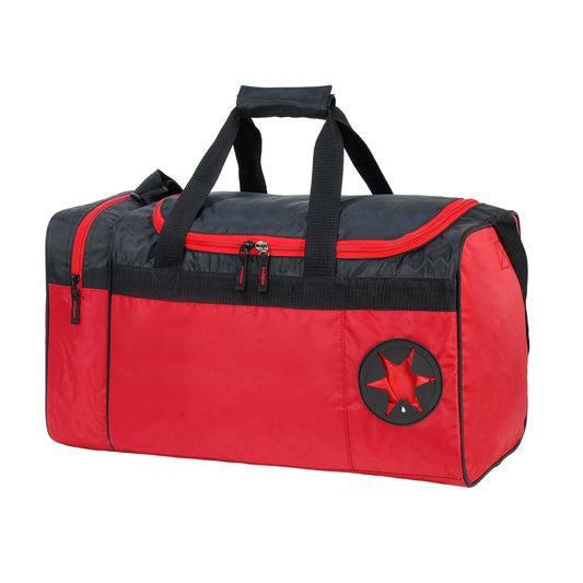 Cannes Sports/Overnight Holdall - Red/Black