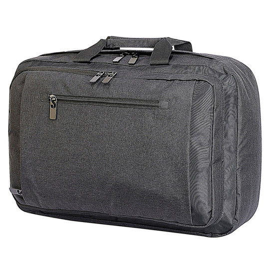 Bordeaux Laptop Briefcase - Charcoal/Black