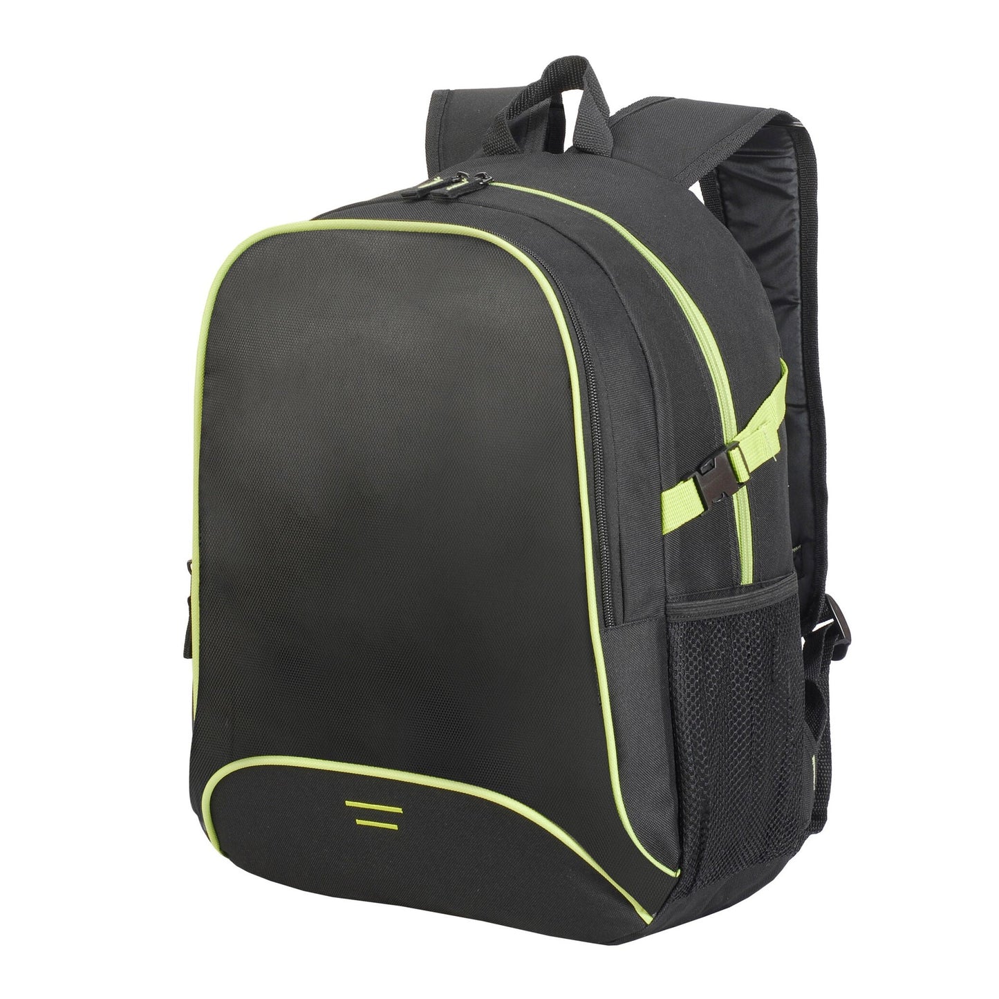 Osaka Backpack - Black/Lime Green