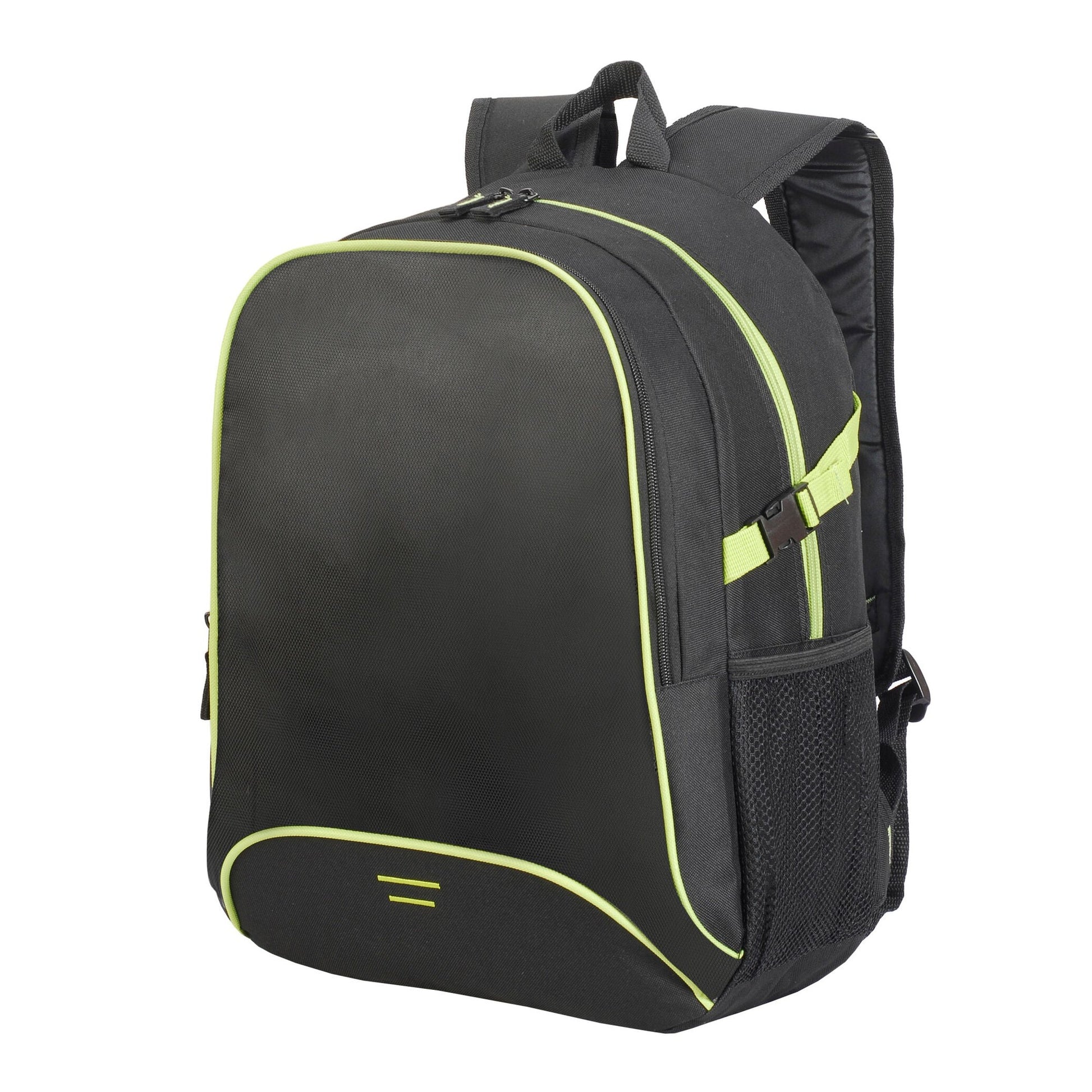 Osaka Backpack - Black/Lime Green