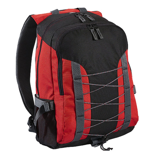 Miami Total Backpack - Black/Red