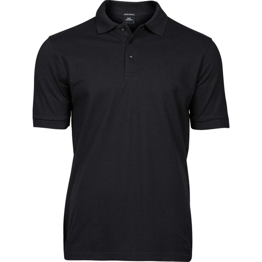 Men's Luxury Stretch Polo - Black