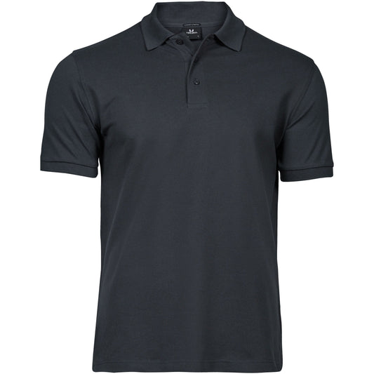 Men's Luxury Stretch Polo - Dark Grey