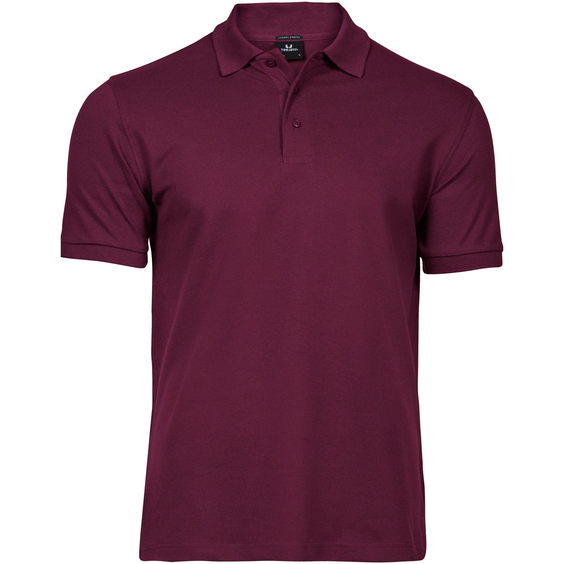 Men's Luxury Stretch Polo - Wine