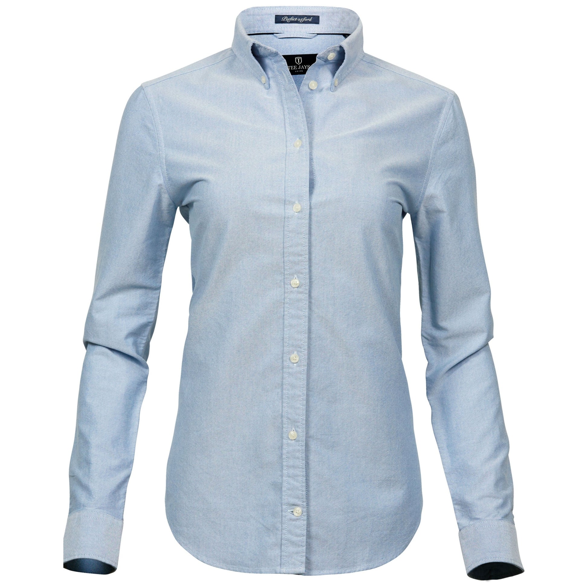 Ladies' Perfect Oxford Shirt - Light Blue