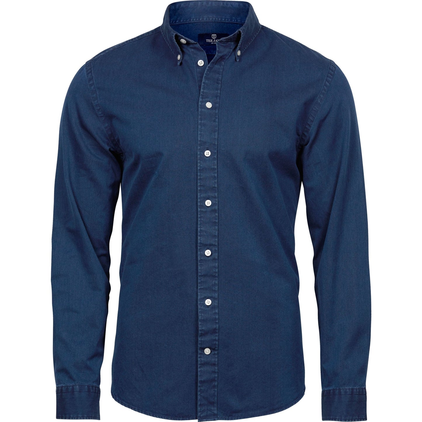 Men's Casual Twill Shirt - Indigo