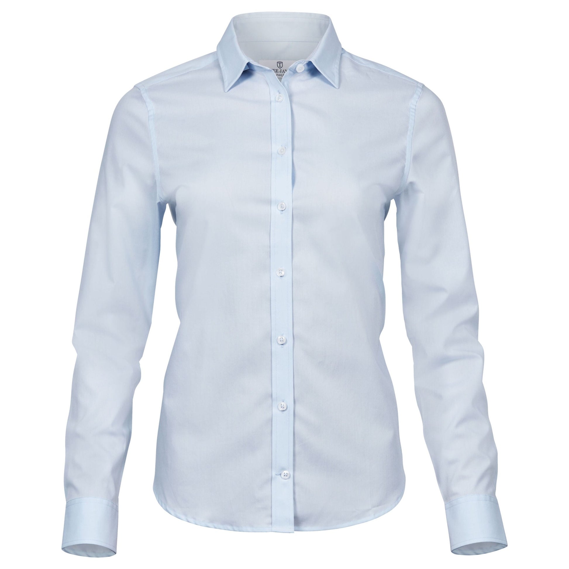 Ladies' Stretch Luxury Shirt - Light Blue