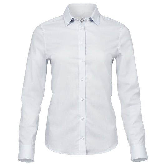 Ladies' Stretch Luxury Shirt - White