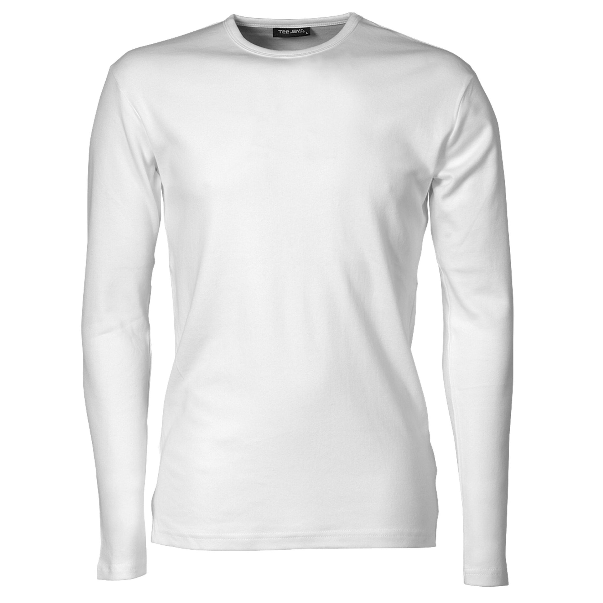 Men's Long Sleeve Interlock Tee - White