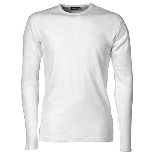 Men's Long Sleeve Interlock Tee - White