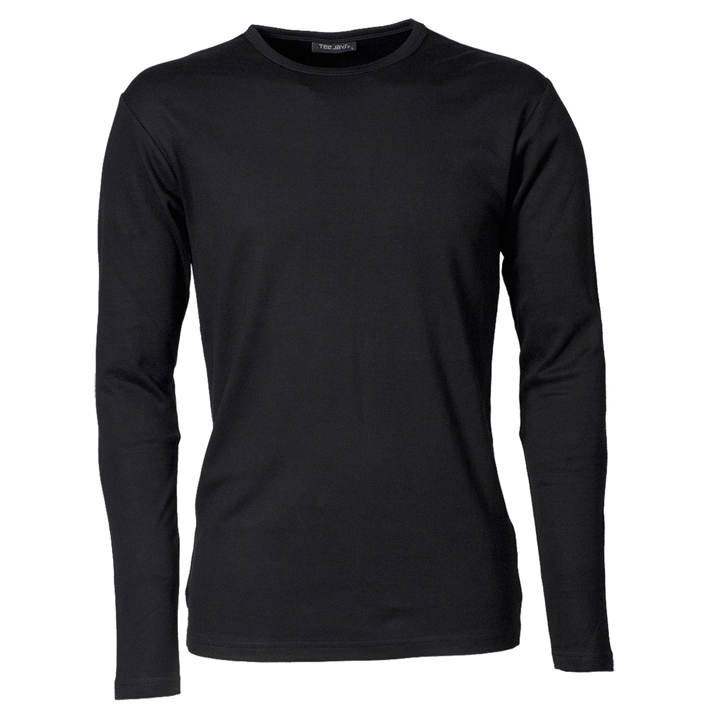 Men's Long Sleeve Interlock Tee - Black