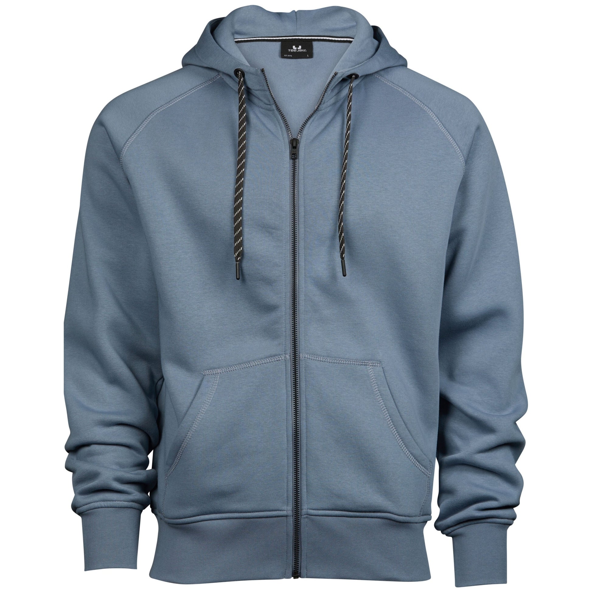 Men's Fashion Full Zip Hood - Flint Stone