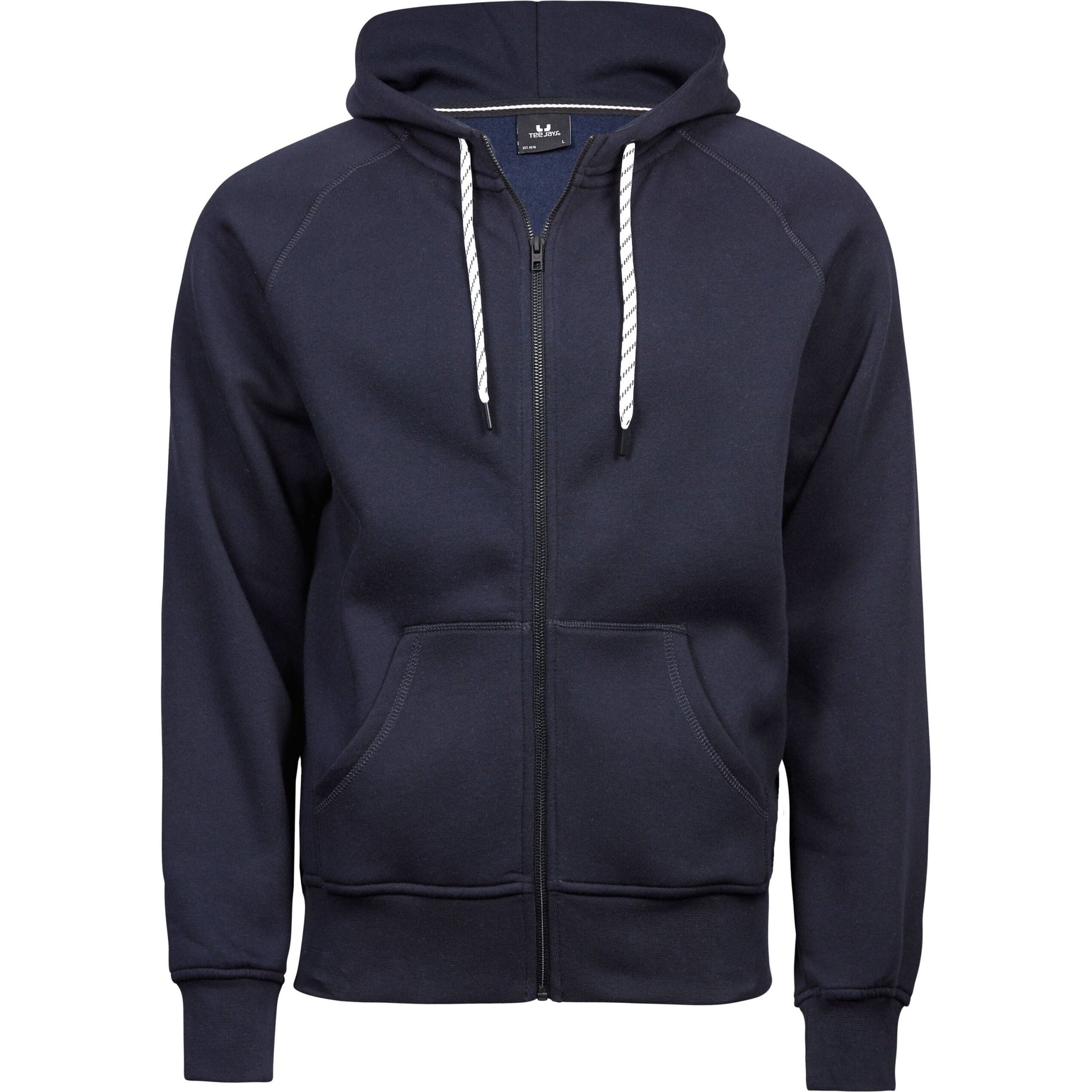 Men's Fashion Full Zip Hood - Navy