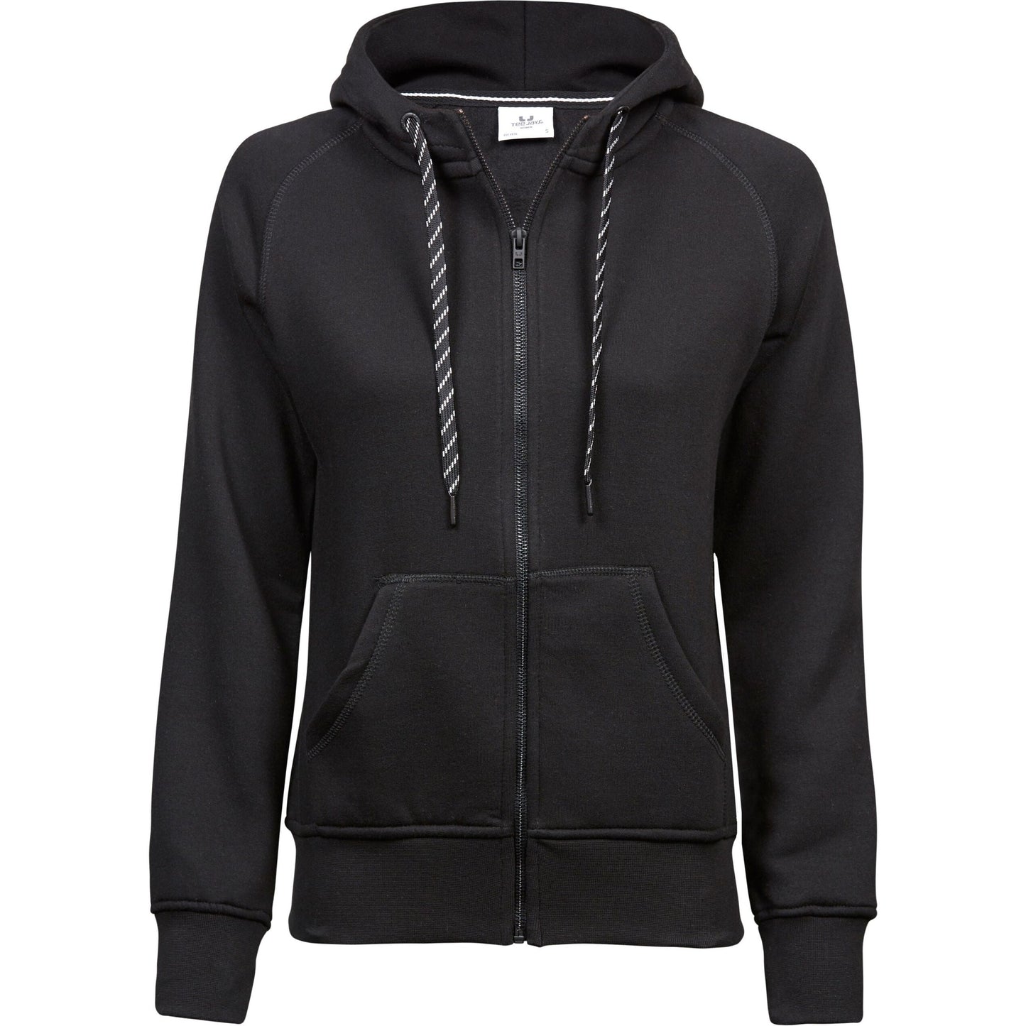 Ladies' Fashion Full Zip Hood
 - Black