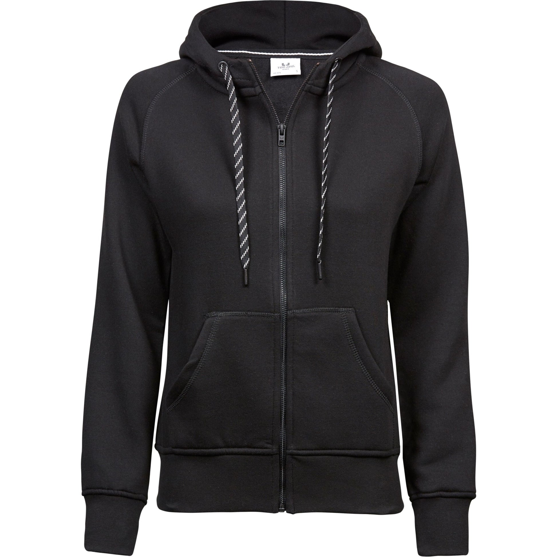 Ladies' Fashion Full Zip Hood
 - Black