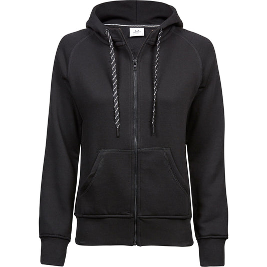 Ladies' Fashion Full Zip Hood
 - Black