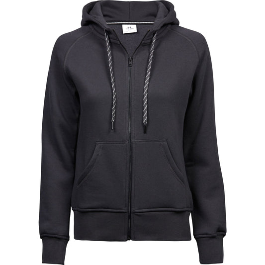 Ladies' Fashion Full Zip Hood
 - Dark Grey