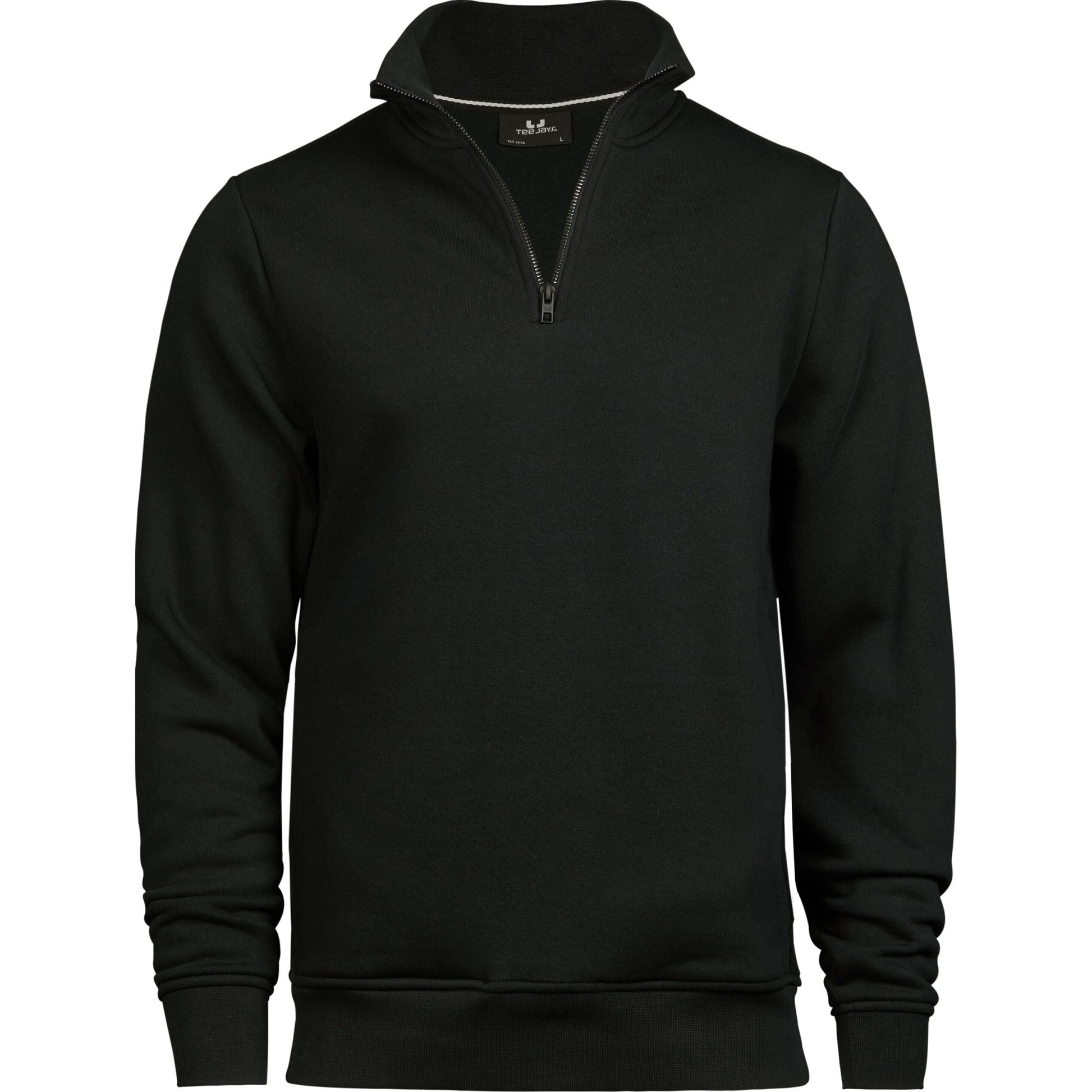 Half Zip Sweatshirt - Black