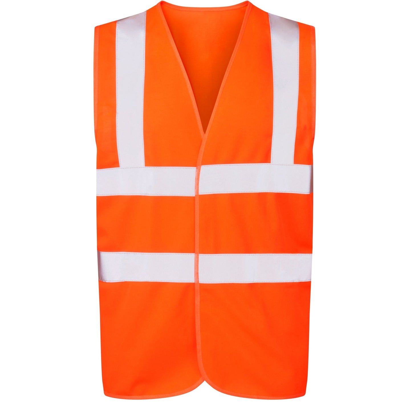 UCC 4-Band Safety Waistcoat - Hi Vis Orange