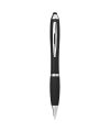 Nash coloured stylus ballpoint pen with black grip