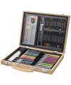 Rainbow 67-piece colouring set