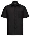 Short sleeve polycotton easycare poplin shirt