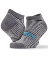 3-pack mixed stripe sneaker socks