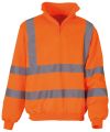 Hi-vis ¼ zip sweatshirt (HVK06)