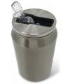 Double Wall Stainless Steel Can w/ Straw