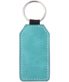 PU Leather Effect Key Ring Single Sided - Rectangle