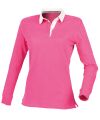 Women's premium superfit rugby shirt - tag-free