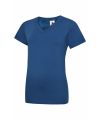 Ladies Classic V Neck T Shirt