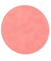 PU Leather Effect Coaster Round 95mm