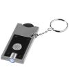 Allegro LED keychain light with coin holder