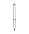 White Curvy Ballpen : White:
