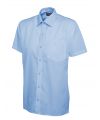 Mens Poplin Half Sleeve Shirt