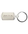 Dog Tag Keyring - Silver