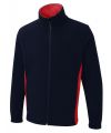 Two Tone Full Zip Fleece Jacket