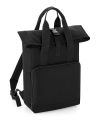 Twin handle roll-top backpack