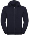 Authentic melange zipped hood sweatshirt