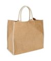 Harry coloured edge jute tote bag