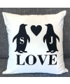 Cushion Cover - Canvas Effect 100% Polyester - 40cm x 40cm