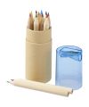 Hef 12-piece coloured pencil set with sharpener