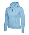 Ladies Classic Full Zip Hooded Sweatshirt