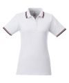 Fairfield short sleeve women's polo with tipping